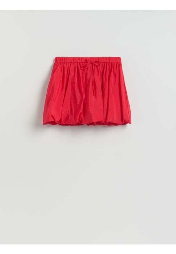 Reserved - Spódnico-szorty z wiskozą - czerwony. Kolor: czerwony. Materiał: wiskoza