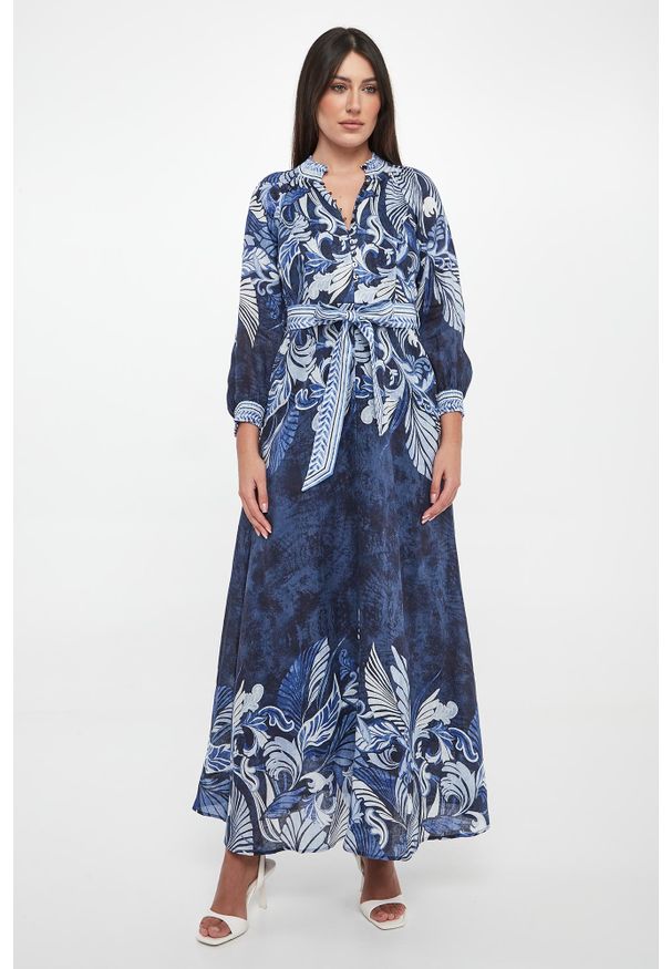 Hale bob - Sukienka maxi lniana HALE BOB. Materiał: len. Długość: maxi