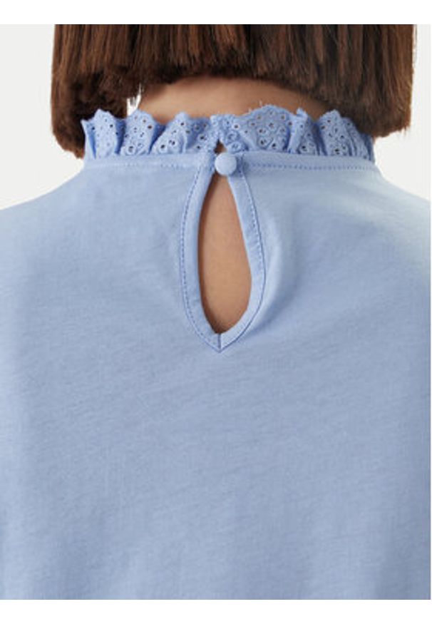 Morgan Bluzka 241-DULIE Niebieski Regular Fit. Kolor: niebieski. Materiał: bawełna