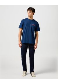 Wrangler - MESKIE SPODNIE WRANGLER TEXAS SLIM MOONLIGHT RINSE 112362474. Okazja: do pracy. Sezon: lato. Styl: klasyczny, elegancki #4