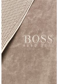 BOSS - Hugo Boss - Szlafrok. Kolor: szary. Materiał: materiał, tkanina. Wzór: gładki #3