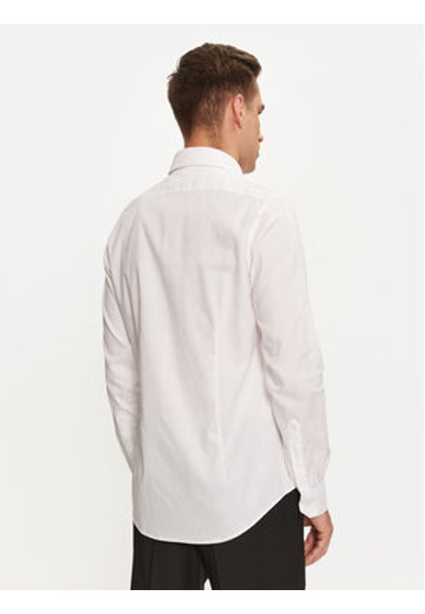 Michael Kors Koszula MK0DS01294 Biały Slim Fit. Kolor: biały. Materiał: bawełna