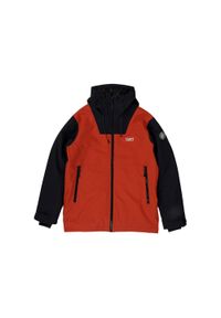 Kurtka snowboardowa męska Colourwear Block. Kolor: pomarańczowy, czerwony, wielokolorowy. Sport: snowboard