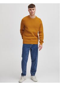 !SOLID - Solid Sweter 21107897 Żółty Regular Fit. Kolor: żółty. Materiał: bawełna #8
