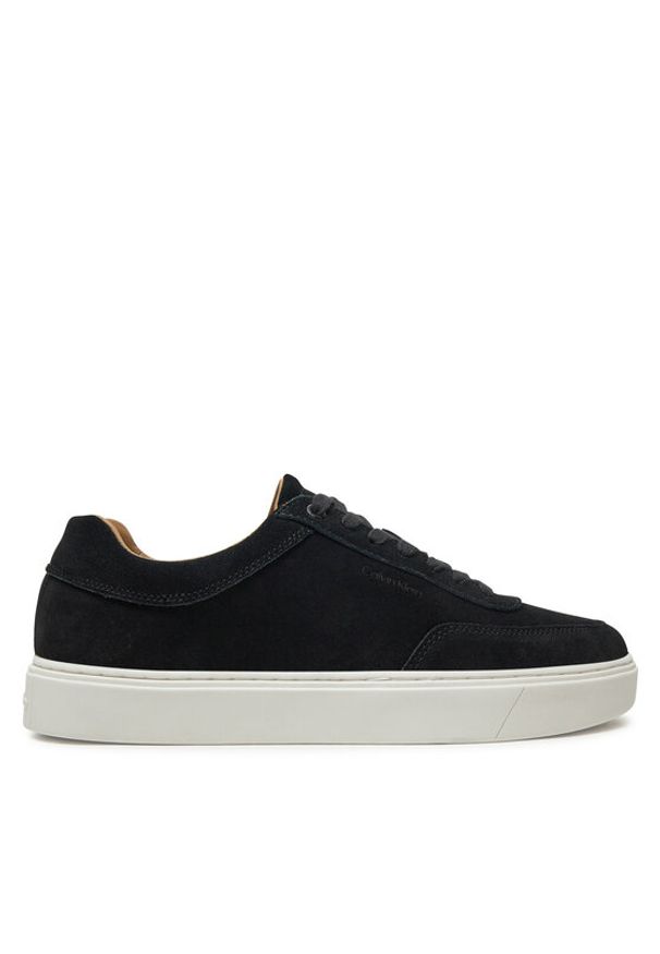 Calvin Klein Sneakersy Lace Up Suede HM0HM01792 Czarny. Kolor: czarny. Materiał: zamsz, skóra