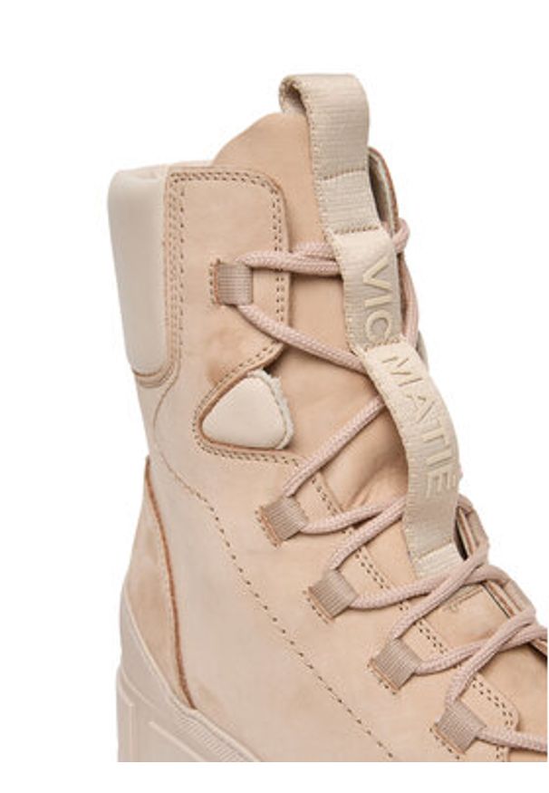 Vic Matié Trzewiki 1H4002D V14BR6BM22 Beżowy. Kolor: beżowy. Materiał: nubuk, skóra