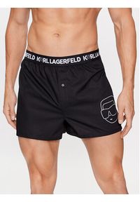 Karl Lagerfeld - KARL LAGERFELD Komplet 3 par bokserek Ikonik 2.0 Woven Boxer (X3) 235M2115 Czarny. Kolor: czarny. Materiał: bawełna #7