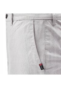 Lekkie, Bawełniane Szorty (Krótkie Spodenki) - Pako Jeans - Popielate. Kolor: szary. Materiał: bawełna, elastan. Długość: krótkie. Sezon: lato. Styl: klasyczny #4
