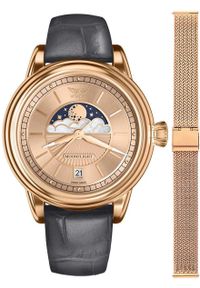 AVIATOR - Zegarek damski Aviator V.1.33.2.260.4GM-SET różowe złoto. Kolor: złoty, wielokolorowy, różowy #1