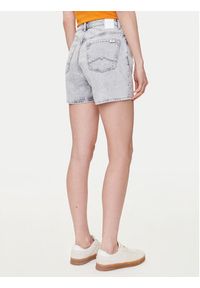 Mustang Szorty jeansowe Charlotte 1016558 Szary Mom Fit. Kolor: szary. Materiał: bawełna #3