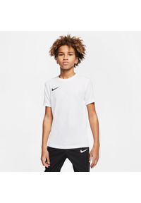 Koszulka sportowa chłopięca Nike JR Dry Park Vii. Kolor: biały, wielokolorowy, czarny. Długość rękawa: krótki rękaw. Długość: krótkie