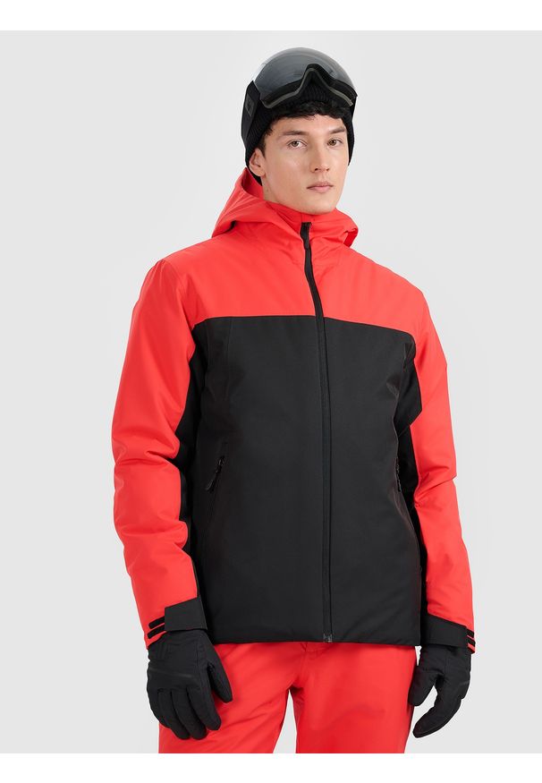 4f - 4F Kurtka narciarska membrana 5000 męska - multikolor 3XL. Kolor: wielokolorowy. Materiał: poliester, materiał. Sezon: zima