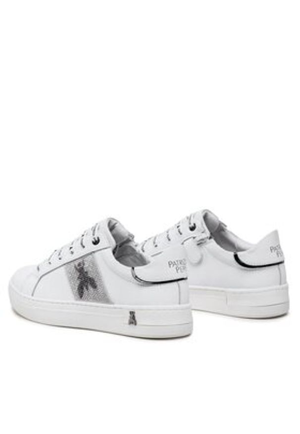 Patrizia Pepe Sneakersy PJ212.01 S Biały. Kolor: biały. Materiał: skóra
