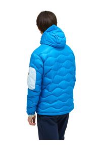 Kurtka Peak Performance puchowa męska Helium Utility Down Hood niebieska - XL. Kolor: niebieski. Materiał: puch