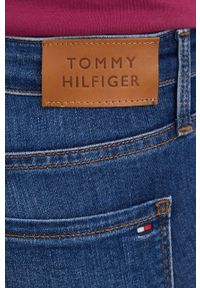 TOMMY HILFIGER - Tommy Hilfiger Jeansy damskie medium waist. Kolor: niebieski
