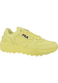 Buty do chodzenia damskie Fila Orbit CMR Jogger L Low. Kolor: żółty. Materiał: tkanina, materiał, skóra, syntetyk. Sport: turystyka piesza
