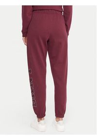 DKNY Sport Spodnie dresowe DP5P3737 Bordowy Regular Fit. Kolor: czerwony. Materiał: bawełna #5