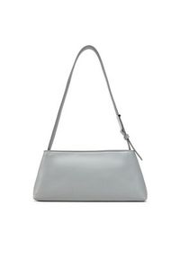 Calvin Klein Torebka Embossed Logo Shoulder Bag K60K612550 Szary. Kolor: szary. Materiał: skórzane