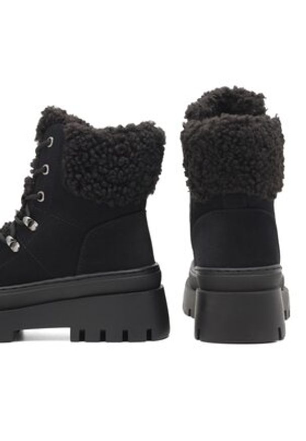 DeeZee Botki QUEENIE WS6151-03 Czarny. Kolor: czarny. Materiał: materiał