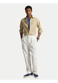 Polo Ralph Lauren Koszula 710805564515 Beżowy jasny Regular Fit. Typ kołnierza: polo. Kolor: beżowy. Materiał: bawełna #6