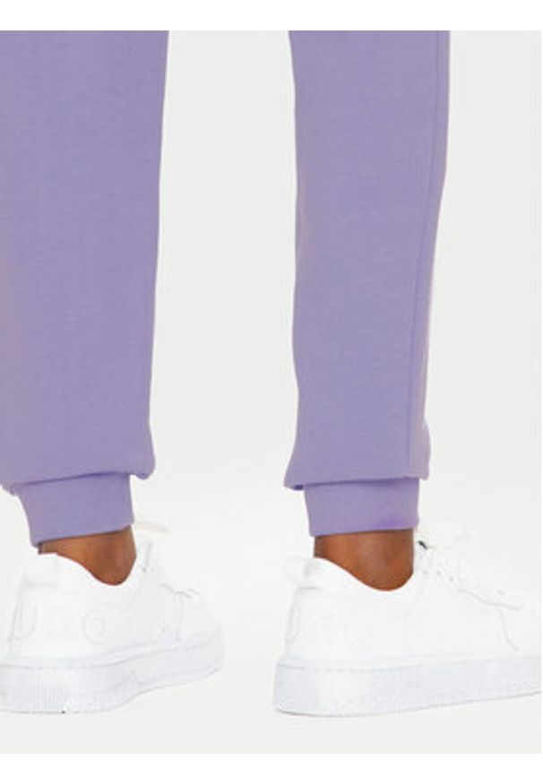 Hugo Spodnie dresowe Nelfinia 50522417 Fioletowy Regular Fit. Kolor: fioletowy. Materiał: bawełna