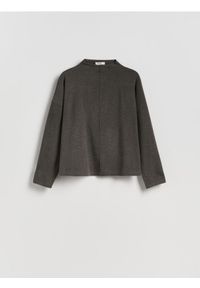 Reserved - Bluzka z przeszyciem - wielobarwny. Materiał: dzianina #1