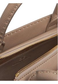 Elisabetta Franchi Torba q-roa-36116 Szary. Kolor: beżowy. Materiał: skórzane #5