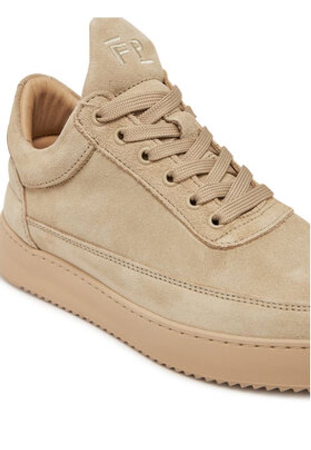 Filling Pieces Sneakersy Low Top 10122791990 Beżowy. Kolor: beżowy. Materiał: zamsz, skóra
