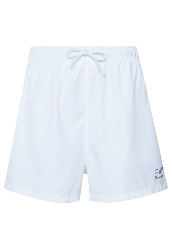 EA7 Emporio Armani Szorty kąpielowe 7M001677 AF13019 M0076 Biały Regular Fit. Kolor: biały. Materiał: syntetyk