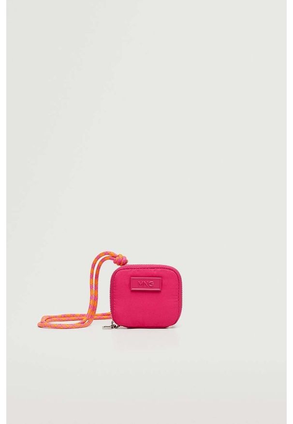 mango - Mango portfel Melina damski kolor różowy. Kolor: różowy