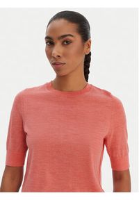 BOSS Sweter Farbella 50544996 Różowy Slim Fit. Kolor: różowy. Materiał: wełna #4