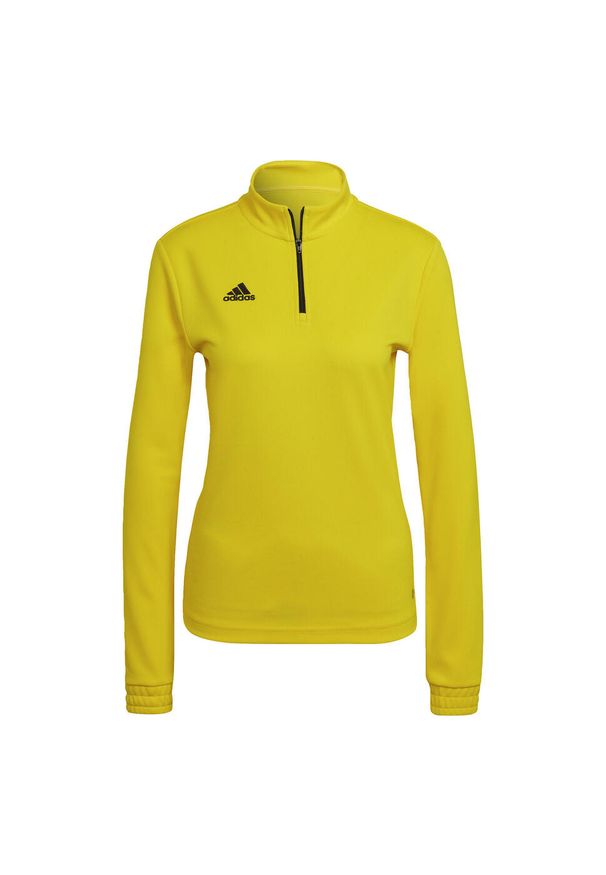 Bluza piłkarska damska Adidas Entrada 22 Training Top. Kolor: wielokolorowy, żółty, czarny. Sport: piłka nożna
