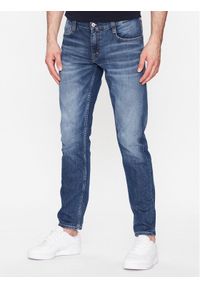 Mustang Jeansy Oregon 3116-5111 Niebieski Slim Fit. Kolor: niebieski