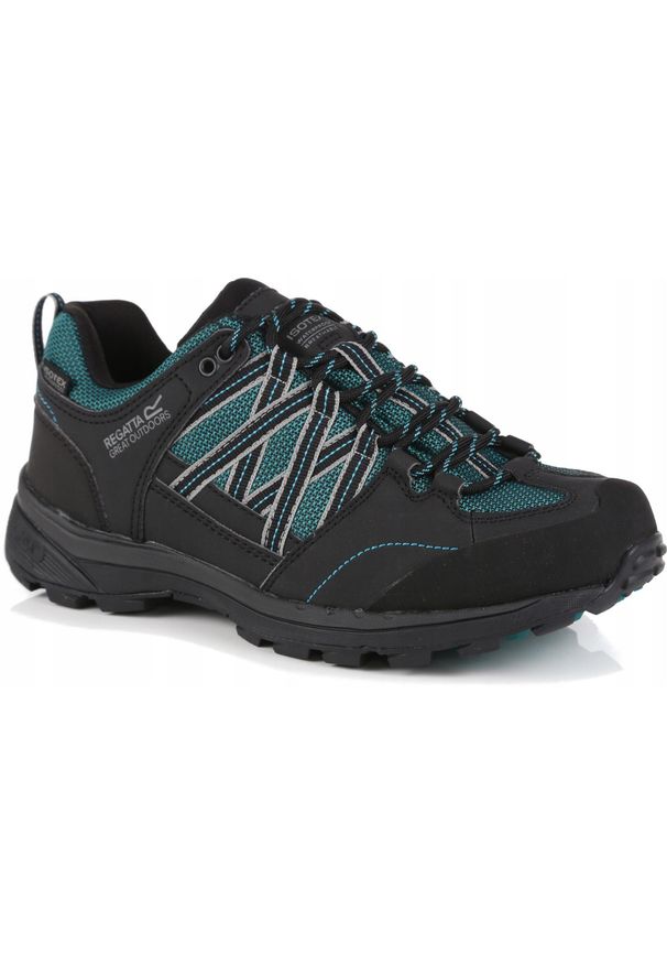 Buty trekkingowe damskie Samaris Low II Regatta. Kolor: czarny. Materiał: poliester, guma