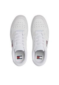 Tommy Jeans Sneakersy Tjw Retro Basket Ess EN0EN02505 Biały. Kolor: biały. Materiał: skóra #6