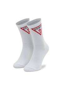 Guess Skarpety wysokie damskie Ellen Sport Socks V2GZ00 ZZ00I r.OS Biały. Kolor: biały. Materiał: materiał