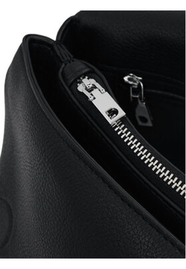 Desigual Torebka 25SAXPBK Czarny. Kolor: czarny. Materiał: skórzane