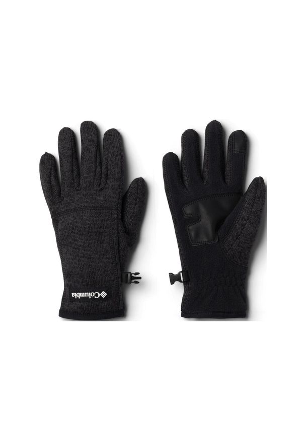 columbia - Rękawiczki damskie Columbia Weather. Kolor: czarny. Materiał: polar. Sport: turystyka piesza