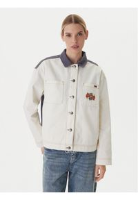 RVCA Kurtka jeansowa Lauryn Alvarez 23B151500 Écru Regular Fit. Materiał: bawełna #1