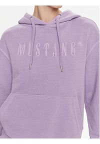 Mustang Bluza Margo 1014961 Fioletowy Oversize. Kolor: fioletowy. Materiał: bawełna