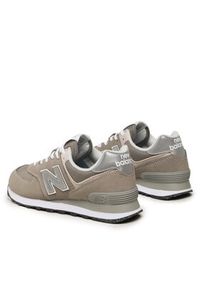 New Balance Sneakersy WL574EVG Szary. Kolor: szary. Materiał: skóra, zamsz. Model: New Balance 574 #7