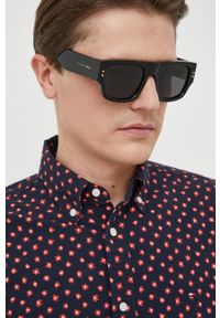 Gucci okulary przeciwsłoneczne męskie kolor czarny. Kolor: czarny #2