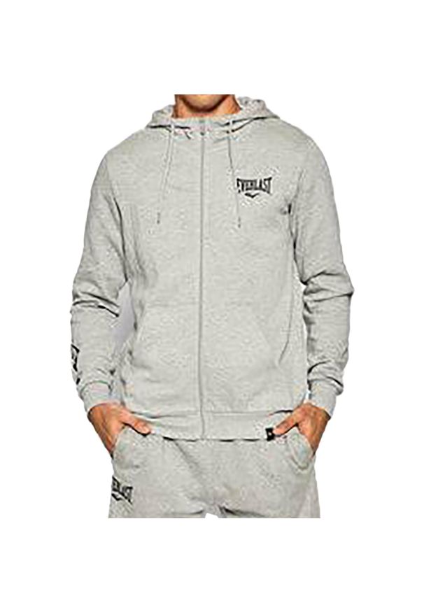 EVERLAST - Hoodie Everlast zippe sulphur. Kolor: szary