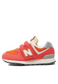 New Balance Sneakersy PV574RCB Pomarańczowy. Kolor: pomarańczowy. Materiał: materiał, mesh. Model: New Balance 574 #4