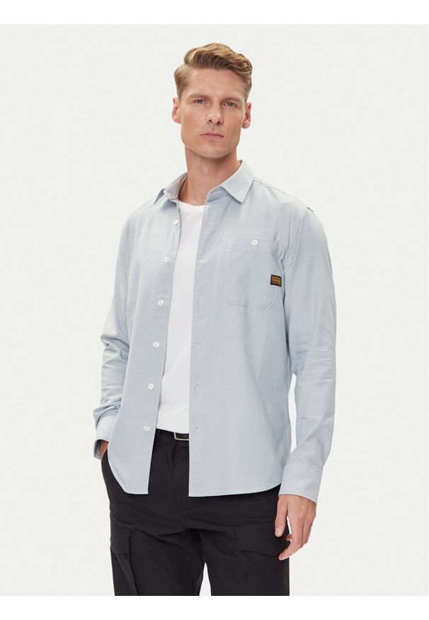 G-Star RAW - G-Star Raw Koszula Bristum 2.0 D23553-D748 Granatowy Slim Fit. Kolor: niebieski. Materiał: bawełna