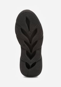 Renee - Czarne Buty Sportowe Sneakersy na Platformie Ozdobionej Tłoczeniem Teliriella. Okazja: na co dzień. Zapięcie: sznurówki. Kolor: czarny. Materiał: jeans. Wzór: aplikacja. Obcas: na platformie #3