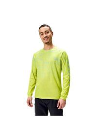 ENDURA - Longsleeve rowerowy męski Endura Marble Ltd Printed. Kolor: żółty. Długość rękawa: długi rękaw