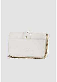 Pinko - PINKO Biała kopertówka Love One Pocket C. Kolor: biały. Styl: wizytowy, casual, elegancki #6