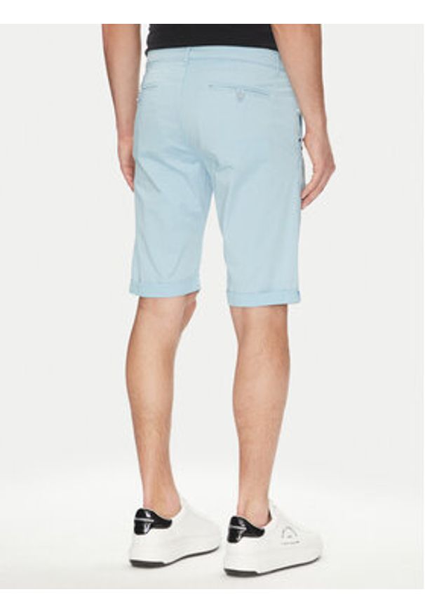 Karl Lagerfeld - KARL LAGERFELD Szorty materiałowe 265812 552829 Błękitny Regular Fit. Kolor: niebieski. Materiał: bawełna