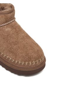 Ugg Śniegowce W Classic Ultra Mini Biarritz 1171538 Beżowy. Kolor: beżowy. Materiał: skóra, zamsz #4